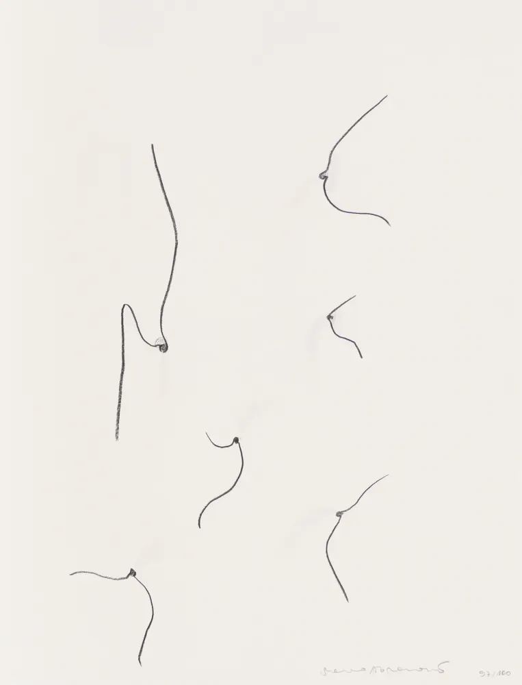 Lithograph Abramovic - Untitled