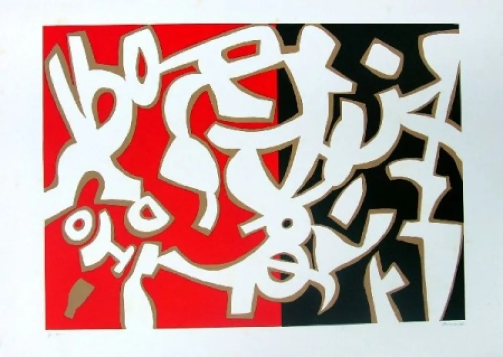 Lithograph Accardi - Senza titolo
