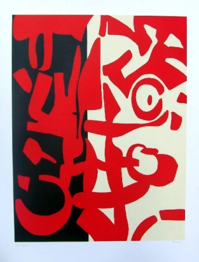 Lithograph Accardi - Senza titolo