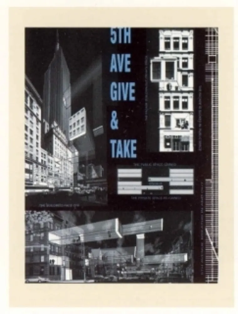 Lithograph Acconci - 5th Ave Give & Take