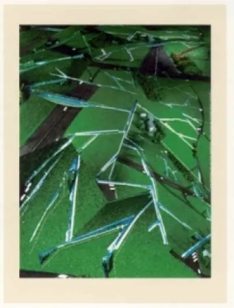 Lithograph Acconci - Land of Water