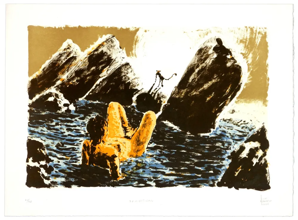 Lithograph Aceves Humana - Domesticar