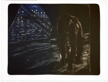 Lithograph Aceves Humana - Sans titre