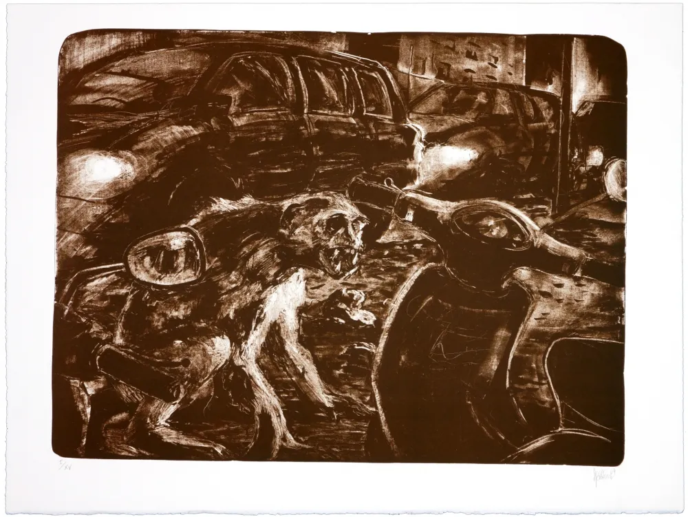 Lithograph Aceves Humana - Sans titre