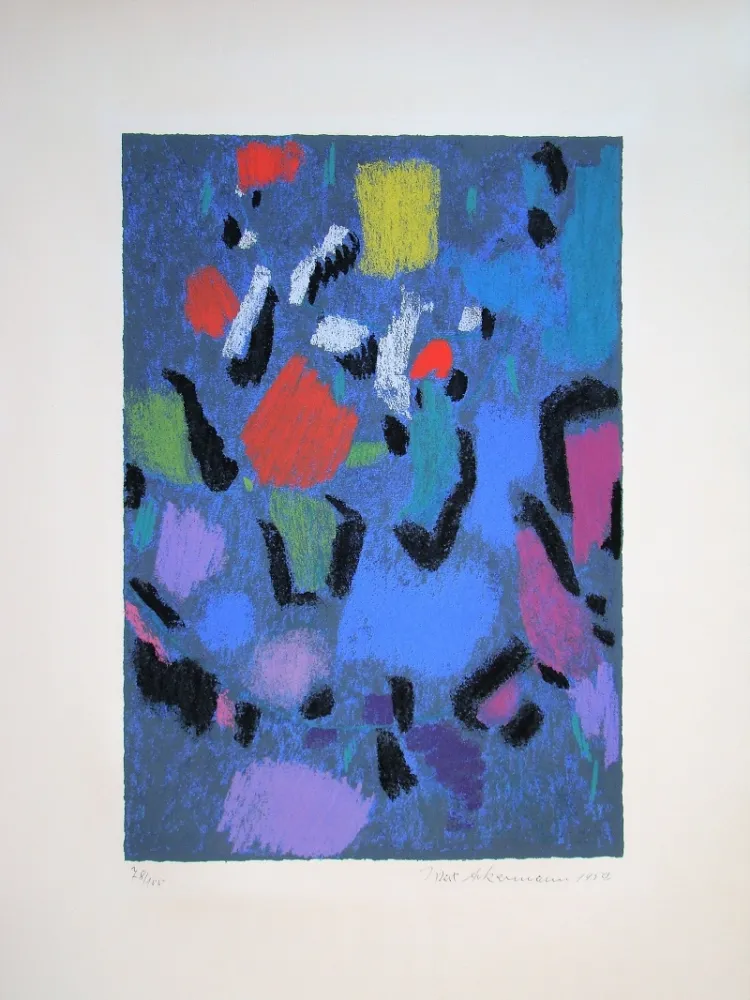 Screenprint Ackermann - Sphärisch Bewegtes