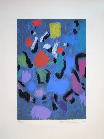 Screenprint Ackermann - Sphärisch Bewegtes