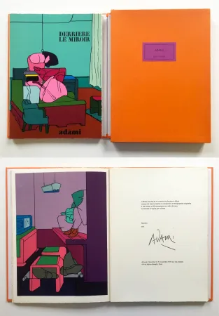 Illustrated Book Adami - ADAMI. Derrière le Miroir n° 188. Nov. 1970. TIRAGE DE LUXE SIGNÉ.