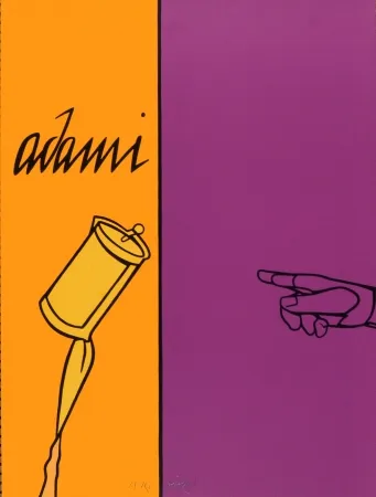 Lithograph Adami - AFF AVT N° 155