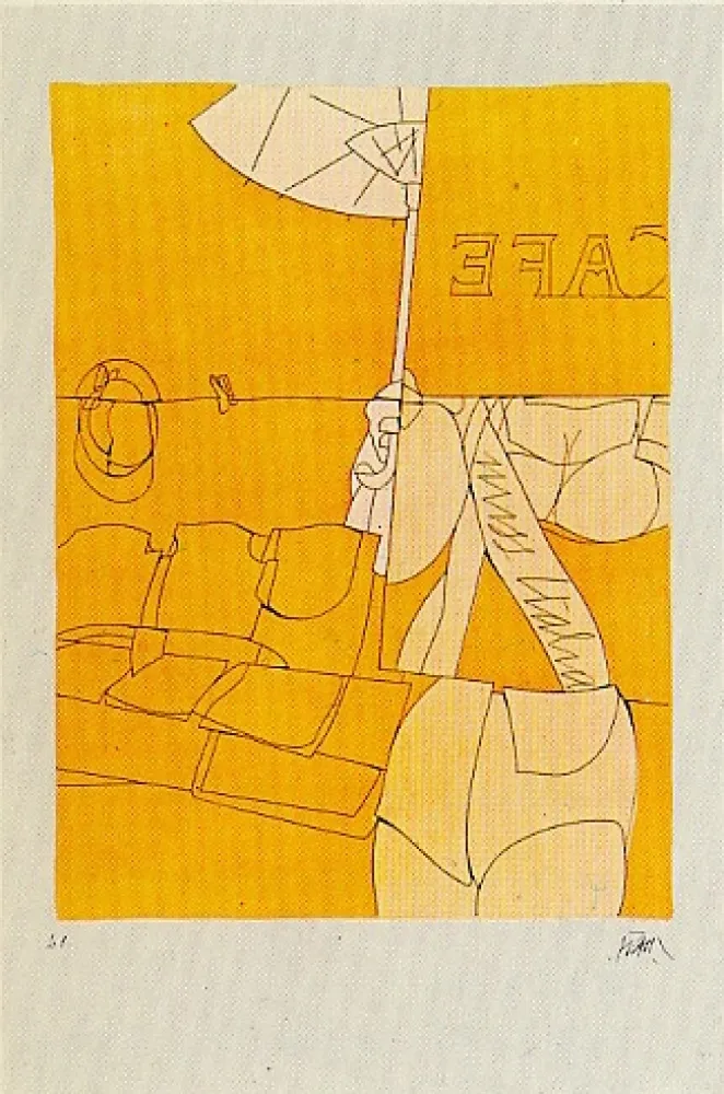 Etching Adami - Café