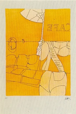 Etching Adami - Café