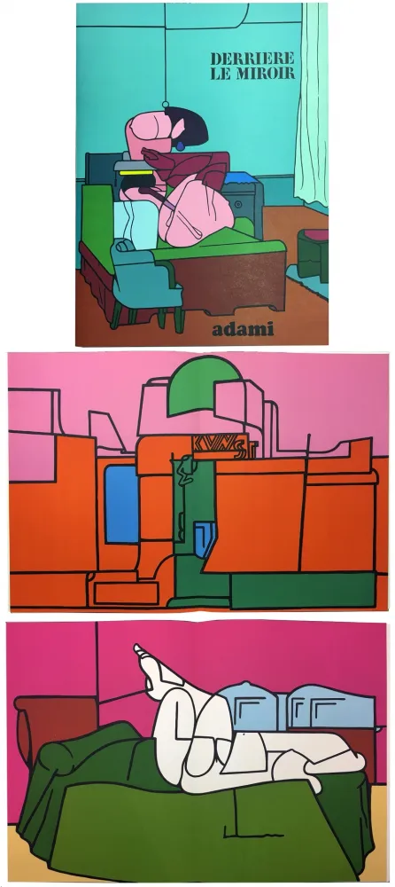 Illustrated Book Adami - Derrière le Miroir n° 188. ADAMI. Novembre 1970.