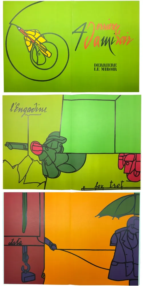 Illustrated Book Adami - Derrière le Miroir n° 206 . ADAMI . Novembre 1973.