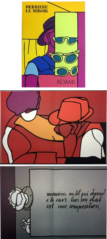 Illustrated Book Adami - Derrière le Miroir n° 220. ADAMI. Octobre 1976.