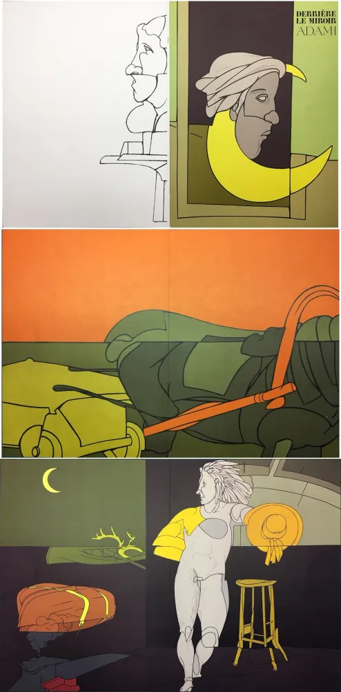 Illustrated Book Adami - Derrière le Miroir n° 239. ADAMI. Mai 1980.