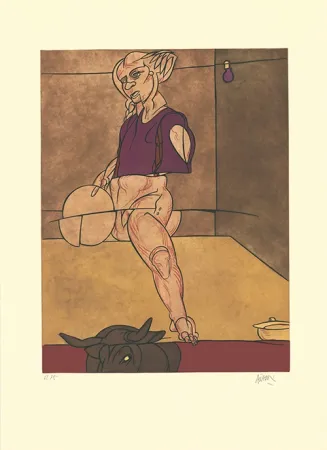 Etching And Aquatint Adami - Enlèvement d'Europe