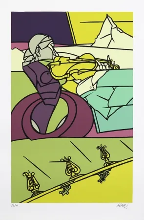 Screenprint Adami - Fantasia per violino