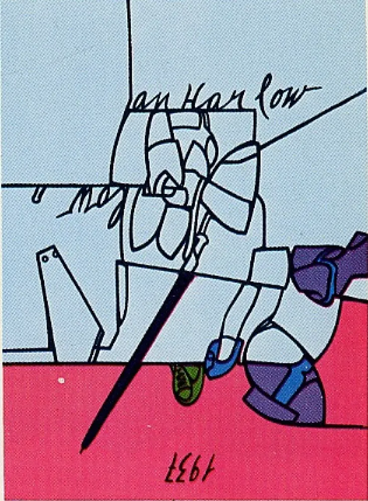 Screenprint Adami - Jean Harlow