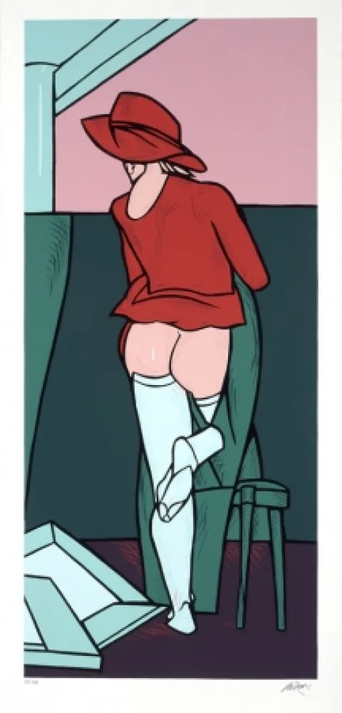 Screenprint Adami - La visita II