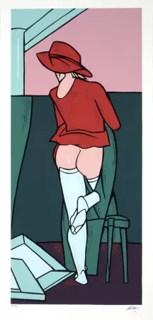 Screenprint Adami - La visita II