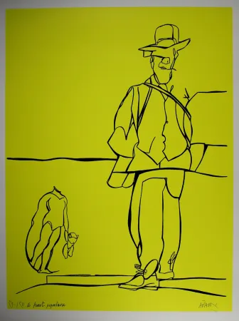 Lithograph Adami - Le front populaire