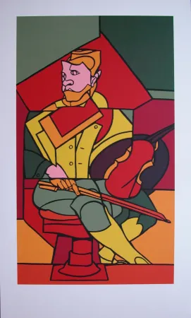 Screenprint Adami - Le musicien 