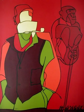 Screenprint Adami - Mariage