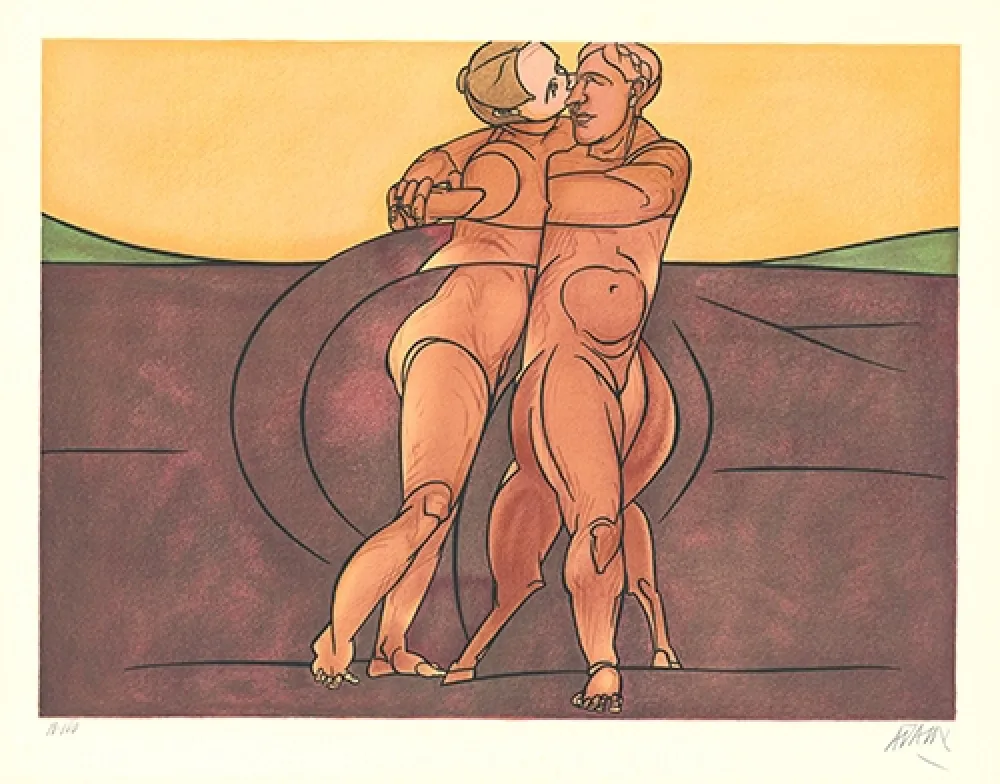 Lithograph Adami - Métamorphose