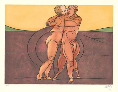 Lithograph Adami - Métamorphose