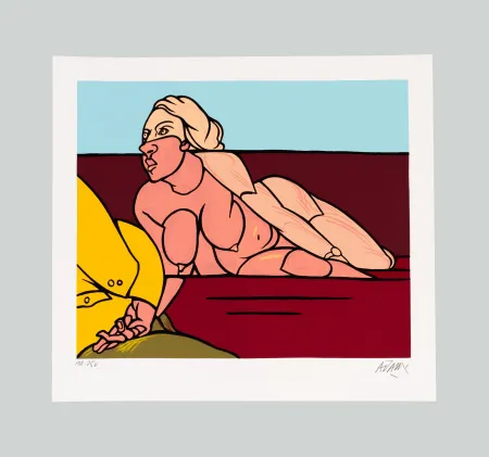 Screenprint Adami - Palleas et Melisande