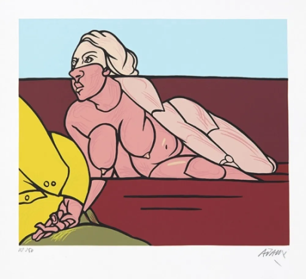 Screenprint Adami - Palleas et melisande