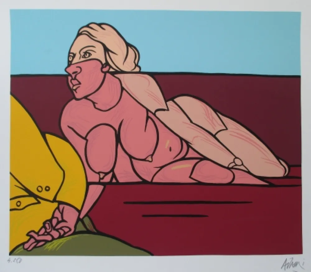 Screenprint Adami - Pelleas et Melisandre