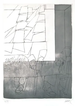 Etching And Aquatint Adami - Sans titre