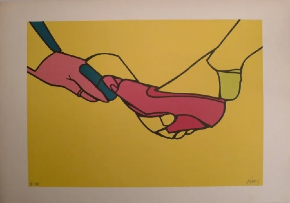 Lithograph Adami - Sin Título