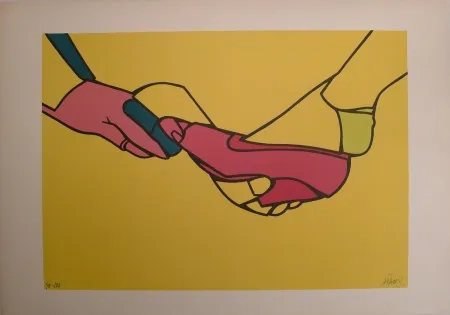 Lithograph Adami - Sin Título