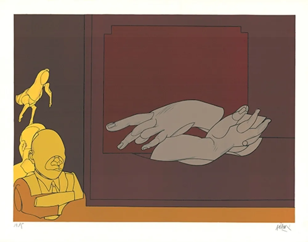 Lithograph Adami - Song of Myself