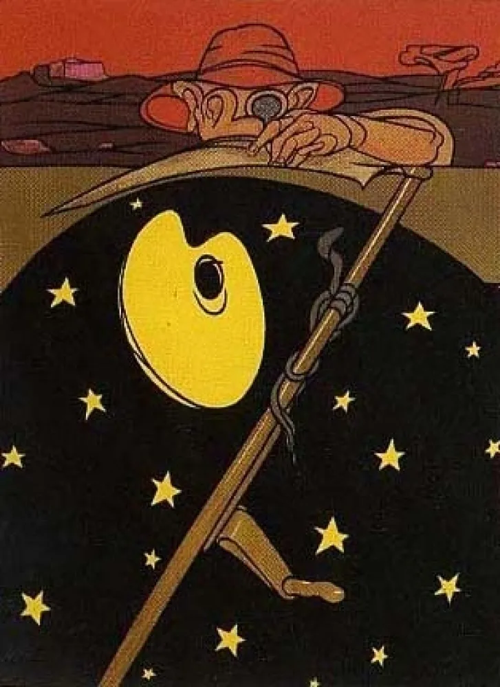 Lithograph Adami - Still life