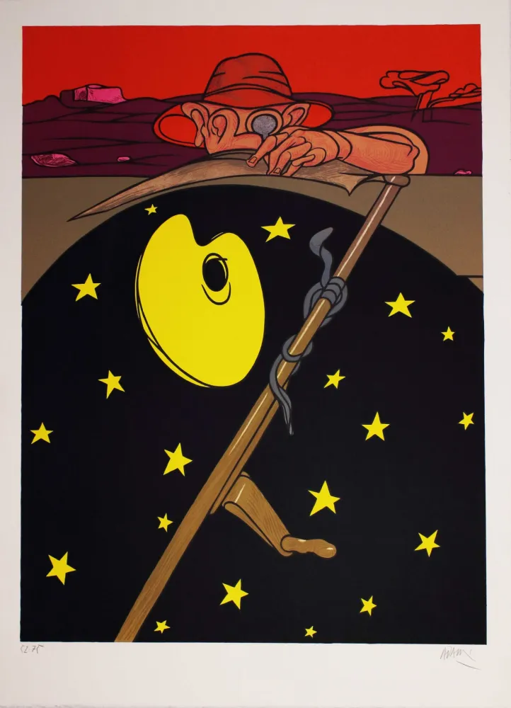 Lithograph Adami - Still life