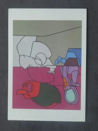 Lithograph Adami - Tennis