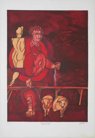 Lithograph Adami - Thorvaldsen