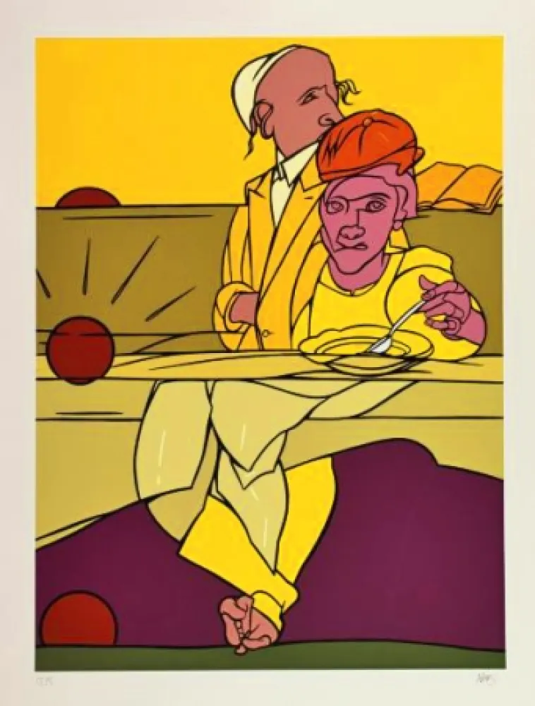 Screenprint Adami - TRAMONTO