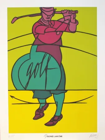 Lithograph Adami - Trophée Lancôme