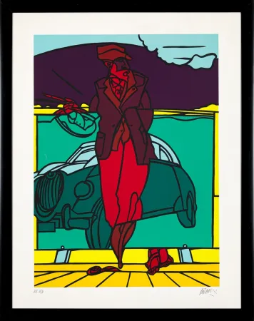 Lithograph Adami - Untitled 