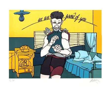 Lithograph Adami - WE ARE PROUD OF YOU