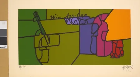 Lithograph Adami - Wien 1901