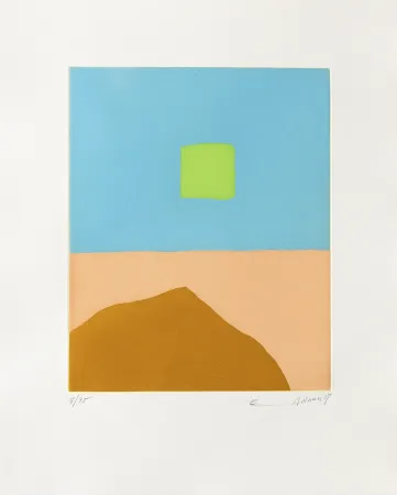 Etching Adnan - Feu du désert (Le)