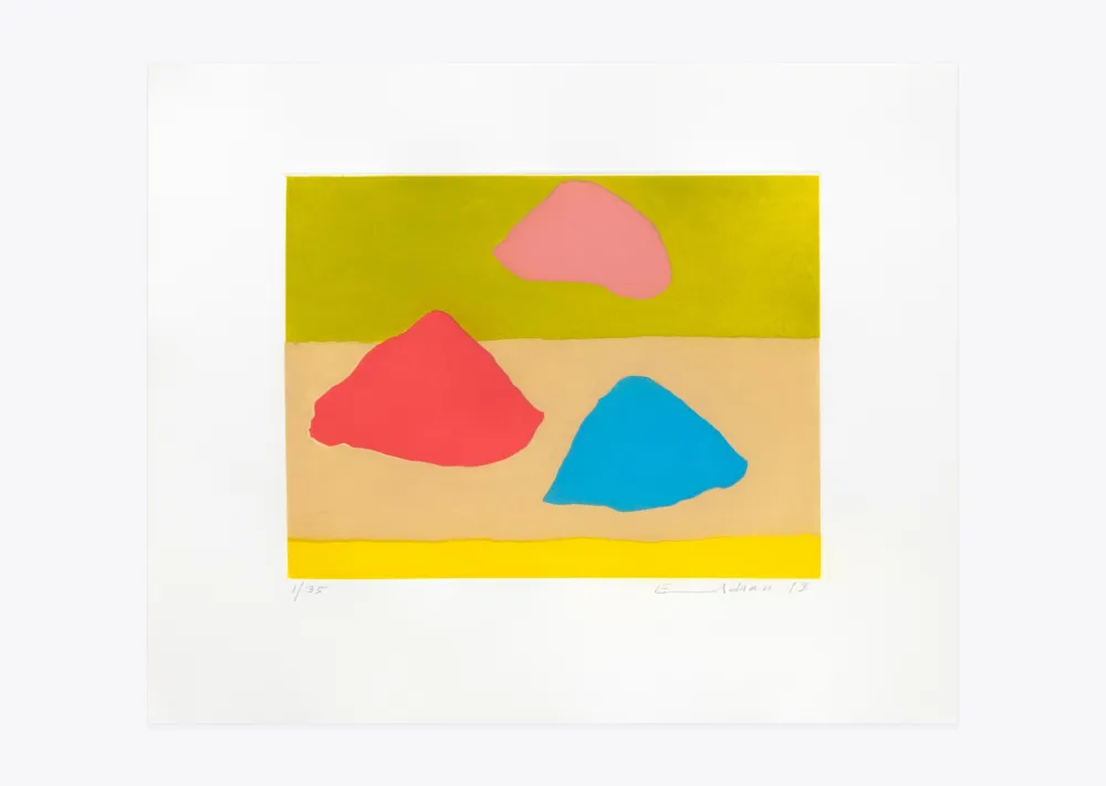 Etching Adnan - Islands