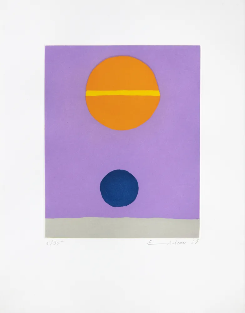 Etching Adnan - Poids de la lune V