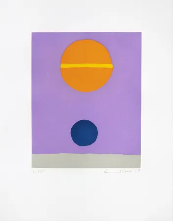 Etching Adnan - Poids de la lune V