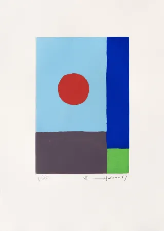 Etching Adnan - Power of the Sun