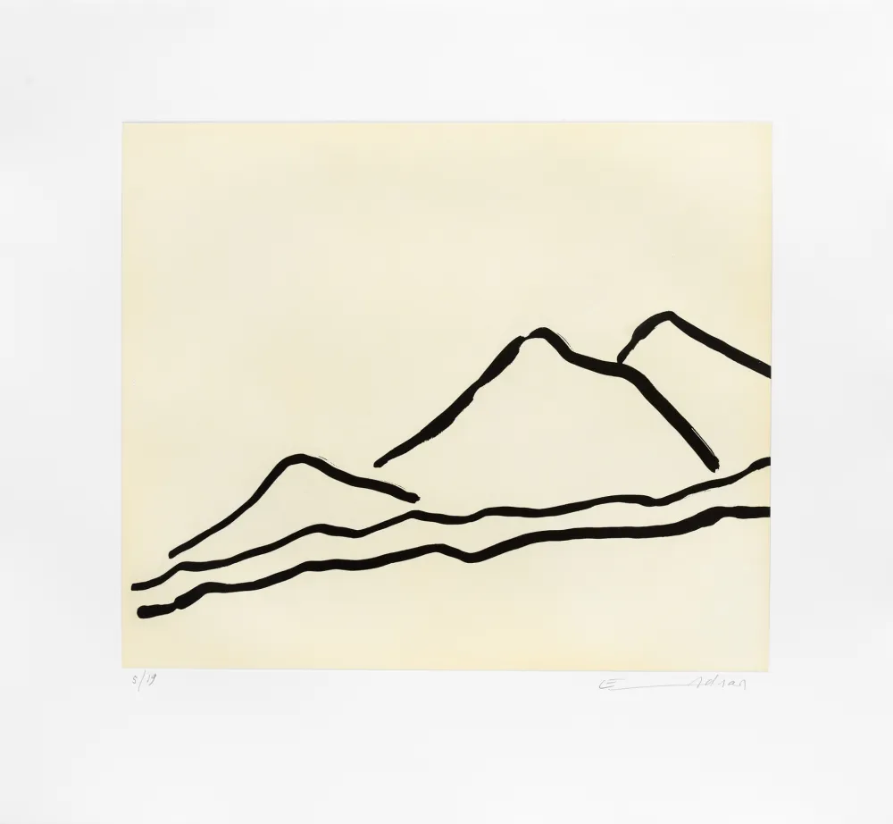 Etching Adnan - Quelque part...